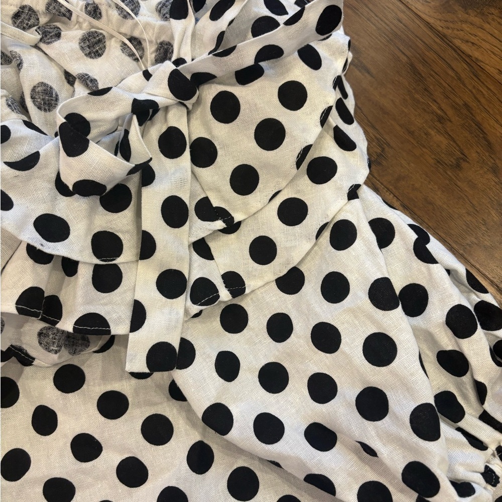 Lisa Marie Fernandez For Target Polka Dot One Shoulder Dress - Picture 6 of 7